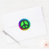 Rond Sticker arc-en-ciel (Enveloppe)