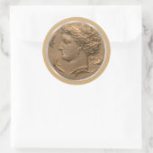 Rond Sticker Arethusa Tetradrachm (Sac)