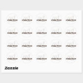 Rond Sticker Arielle Nicole (Feuille)
