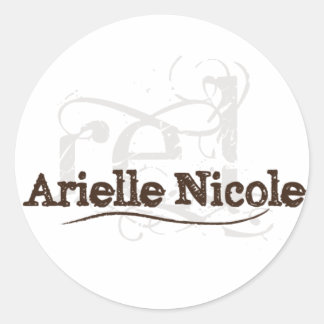 Rond Sticker Arielle Nicole