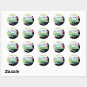 Rond Sticker Arkansas (Feuille)