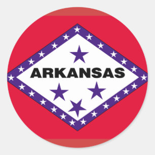 Rond Sticker Arkansas