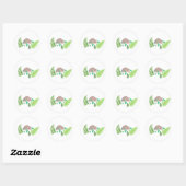 Rond Sticker Armadillo (Feuille)