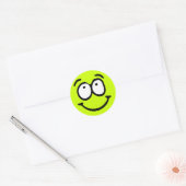Rond Sticker Arrière - plan personnalisable Emoticon (Enveloppe)