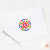 Rond Sticker Arrondi Classique De Posh (Enveloppe)