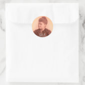 Rond Sticker Arrondi Classique Ida B. Wells (Sac)