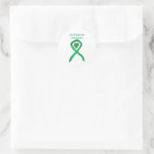 Rond Sticker Art Decal Sensibilisation à la Dépression (Sac)