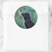 Rond Sticker Art Young Lab & Buttys (Sac)