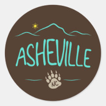 Sticker Asheville, NC