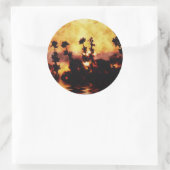 Rond Sticker asiatique (Sac)