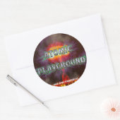 Rond Sticker AtomicBlast (Enveloppe)