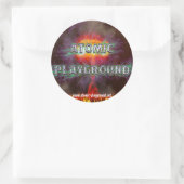 Rond Sticker AtomicBlast (Sac)