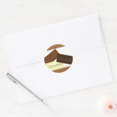 Rond Sticker au chocolat triple (Enveloppe)