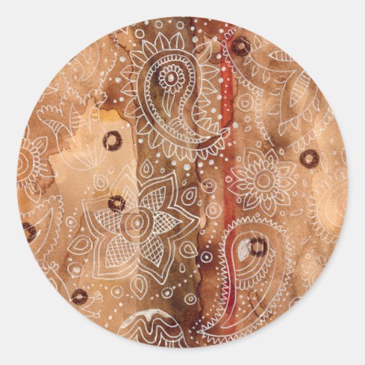 Rond Sticker au henné (Devant)