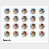 Rond Sticker au rat affamé (Feuille)