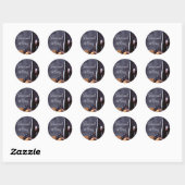 Rond Sticker au vin et au fromage (Feuille)