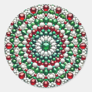 Rond Sticker aux couleurs italiennes