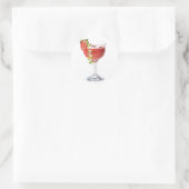 Rond Sticker aux fraises Daiquiri (Sac)