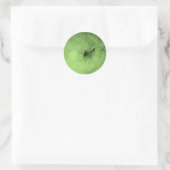 Rond Sticker aux pommes vertes (Sac)