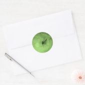 Rond Sticker aux pommes vertes (Enveloppe)