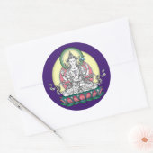 Rond STICKER Avalokiteshvara / Chenrezig (Enveloppe)
