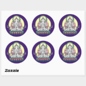 Rond STICKER Avalokiteshvara / Chenrezig (Feuille)