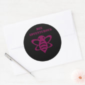 Rond Sticker aventurier abeille (Enveloppe)