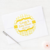Rond Sticker baby shower (Enveloppe)