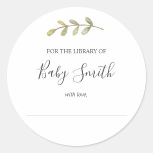 Rond Sticker baby shower