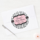 Rond Sticker baby shower (Enveloppe)