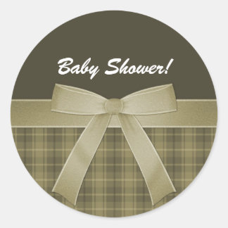 Rond Sticker baby shower