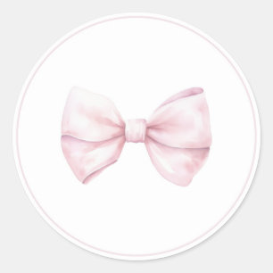 Rond Sticker Baby shower arc rose