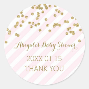 Rond Sticker Baby shower de préféré pour les bandes d'