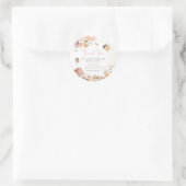 Rond Sticker Baby shower Fairy (Sac)