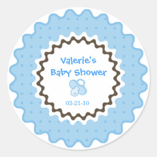 Rond Sticker baby shower/Parti
