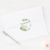Rond Sticker Baby shower Safari (Enveloppe)