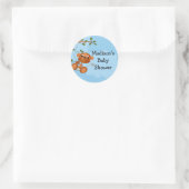 Rond Sticker Baby shower singe (Sac)