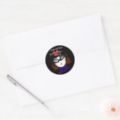 Rond Sticker "Bachelorette Bash I" - Personnalisable (Enveloppe)