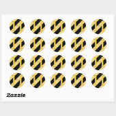 Rond Sticker Badger House (Feuille)