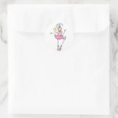 Rond Sticker Ballerina Figure (Sac)