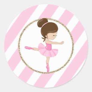 Rond Sticker Ballerina tutu
