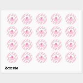 Rond Sticker Ballerina tutu (Feuille)