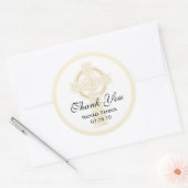 Rond Sticker baptisant, douche ou première communion (Enveloppe)