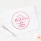 Rond Sticker baptisant, douche ou première communion (Enveloppe)