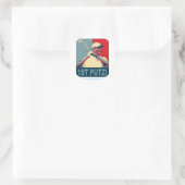 Rond Sticker Barack Obama "1st Putz" (Sac)