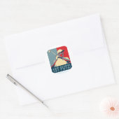 Rond Sticker Barack Obama "1st Putz" (Enveloppe)