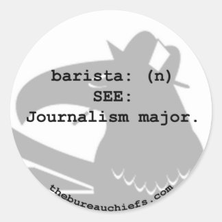 Rond Sticker Barista