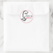 Rond Sticker barre barre Eyelash (Sac)