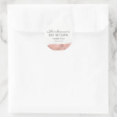 Rond Sticker Bat mitzvah rose Gold (Sac)