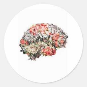 Rond Sticker beau design coussin zazzer amoureux un